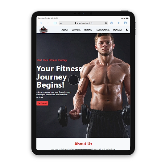 Gym Website